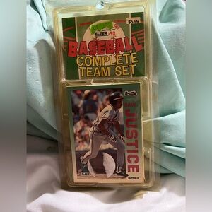 Baseball Complete Team Set - Dave Justice Card
